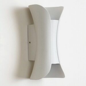 Wall Light 10W White Aluminium Up Down Light Outdoor Indoor Waterproof Wall Lamp Sconce Illumination for Living Room Bedroom Office Garden Porch(Warm White,3000K)